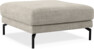 Willow - Fotpall, fast klädsel - Beige