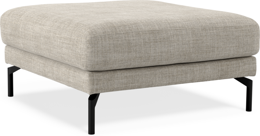 Willow - Fotpall, fast klädsel - Beige