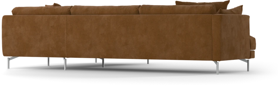 Harper - 3-sits soffa med divan höger - Orange