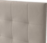 Delux Trensad - Sänggavel, 90-210 cm - Beige