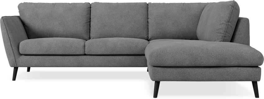 Madison Lux - 2-sits soffa med divan höger - Vit