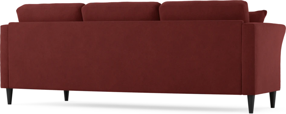 Eden - 3-sits soffa svängd - Röd