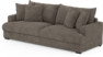 Mila - 4-sits soffa - Brun