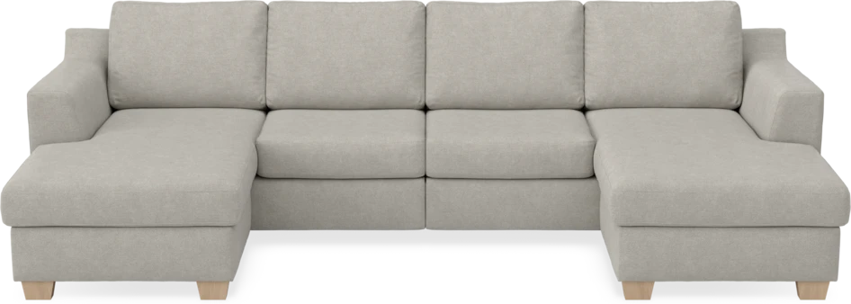 Friday - 2-sits soffa med två schäslonger - Beige