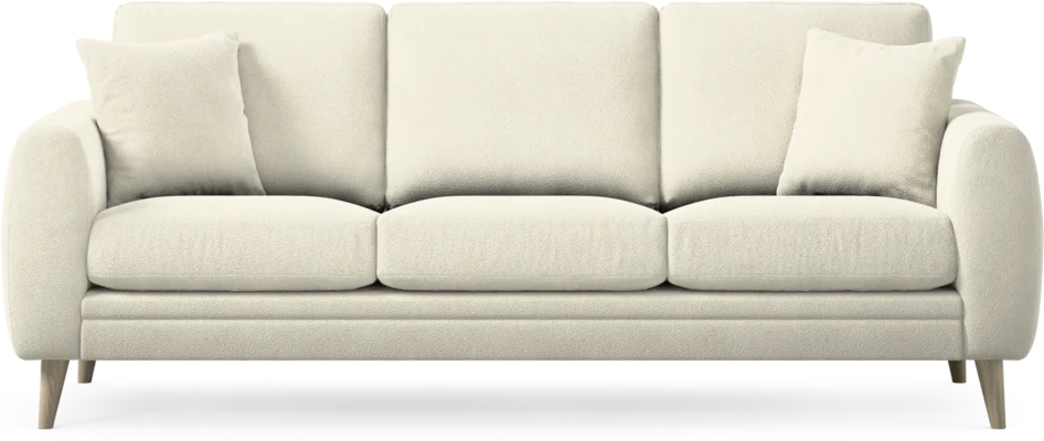 Eden - 3-sits soffa - Vit
