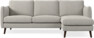 Madison Lux - 2-sits soffa med schäslong höger - Grå