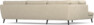 Madison - 3-sits soffa med divan vänster - Beige