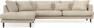 Harper - 3-sits soffa med divan vänster - Beige