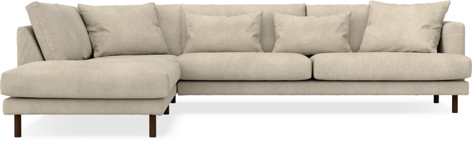 Harper - 3-sits soffa med divan vänster - Beige