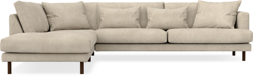 Harper - 3-sits soffa med divan vänster - Beige