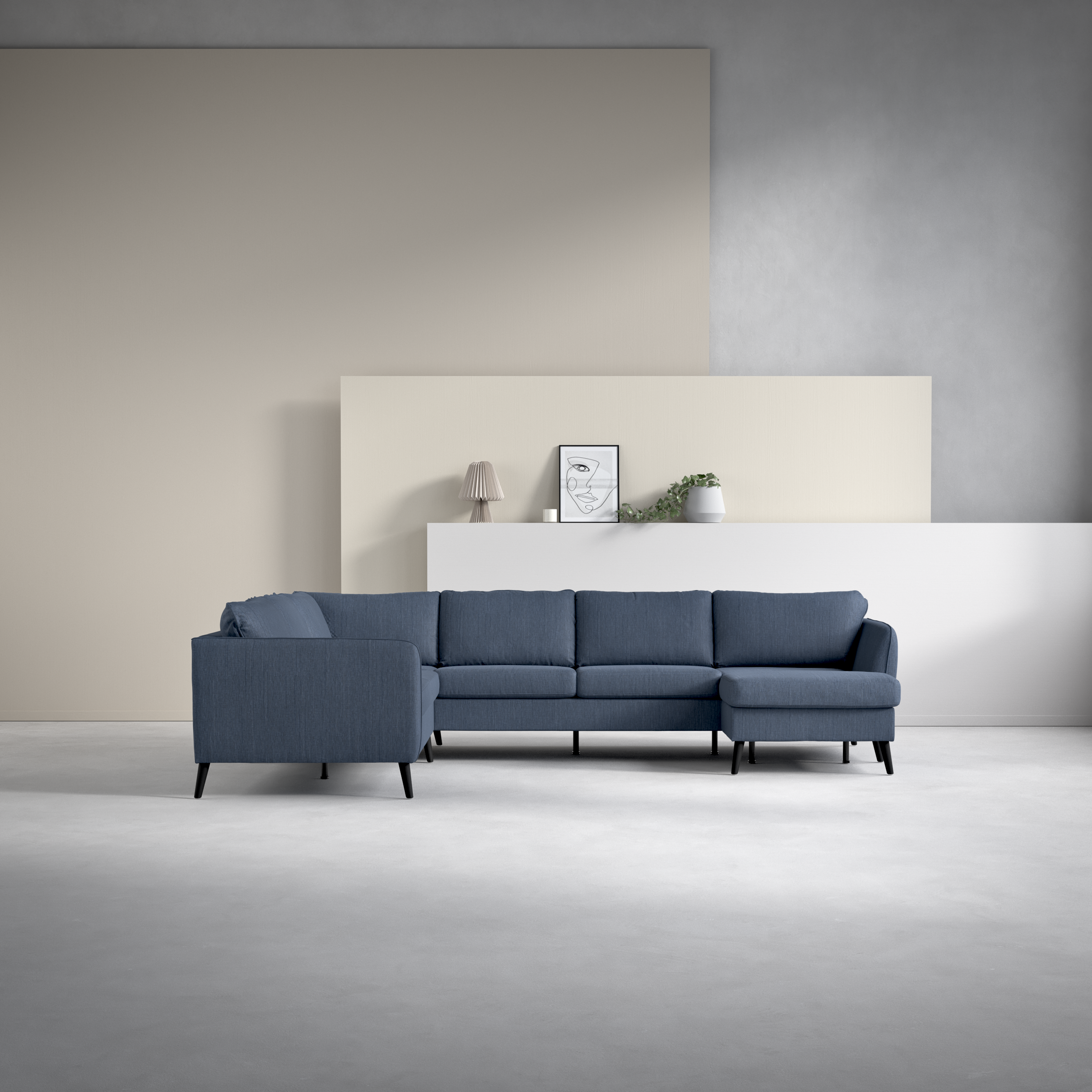 County - Hörnsoffa, 2+3-sits med schäslong höger - inspiration