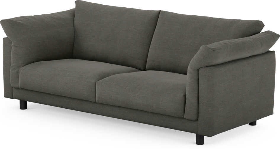 Cherrie - 2,5-sits soffa, fast klädsel - Grå