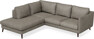 Madison - 2-sits soffa med divan vänster - Grå