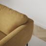 Madison Lux - 2-sits soffa med schäslong vänster - Gul