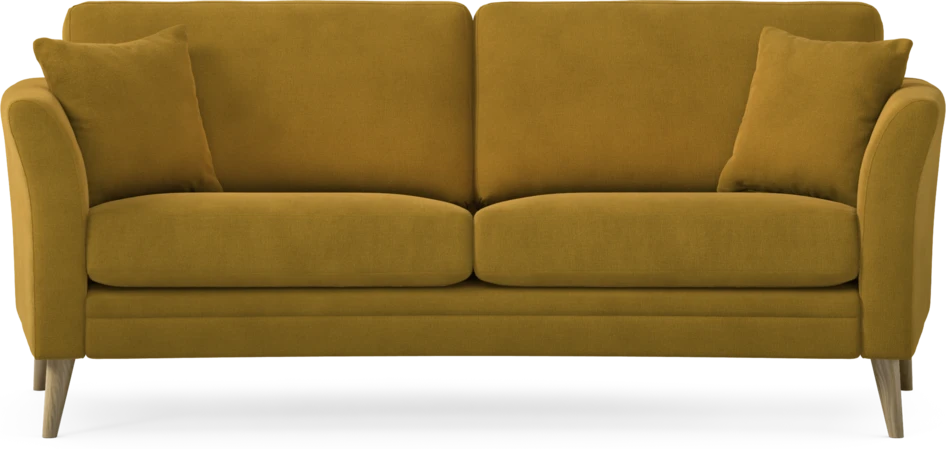 Eden - 2,5-sits soffa svängd - Gul