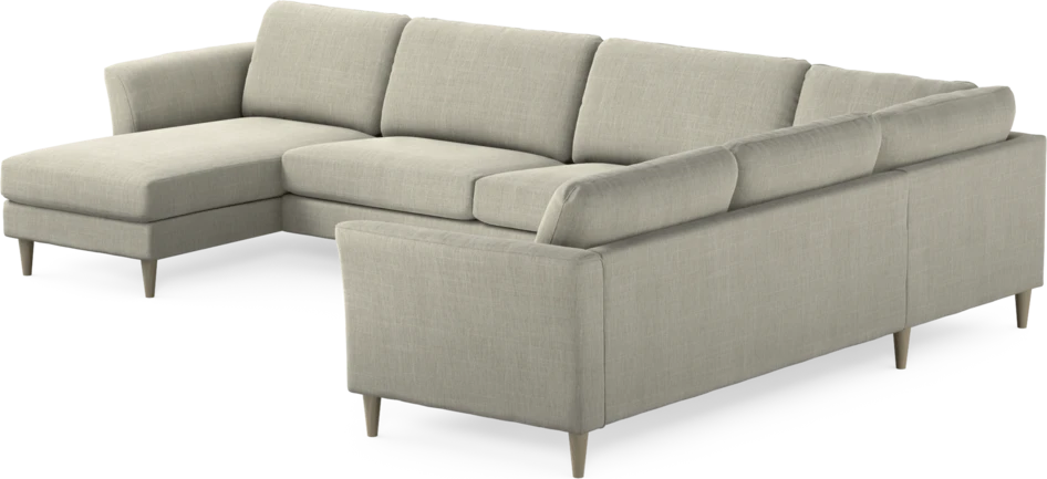 Bridge - Hörnsoffa, 3+2-sits med schäslong vänster - Beige