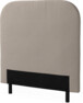 Delux Rundad - Sänggavel, 90-210 cm - Beige