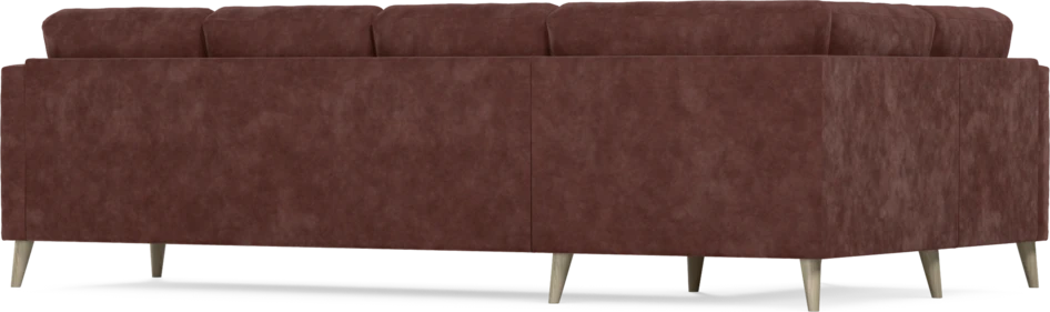 Eden - Hörnsoffa, 1+3-sits - Röd