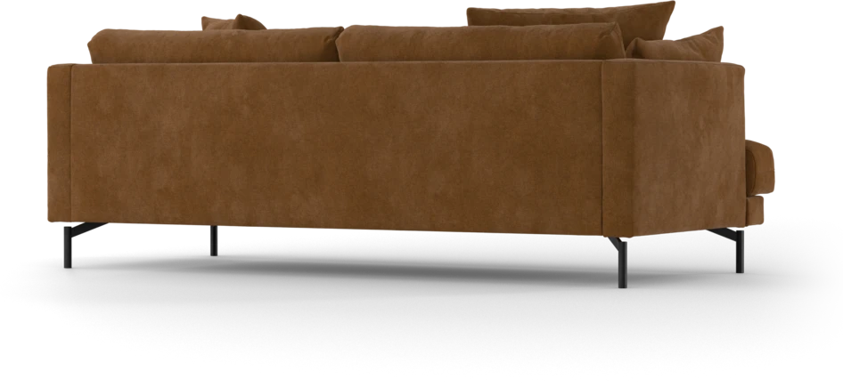 Harper - 3-sits soffa, hel dyna - Orange