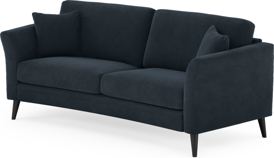 Eden - 2,5-sits soffa svängd - Blå