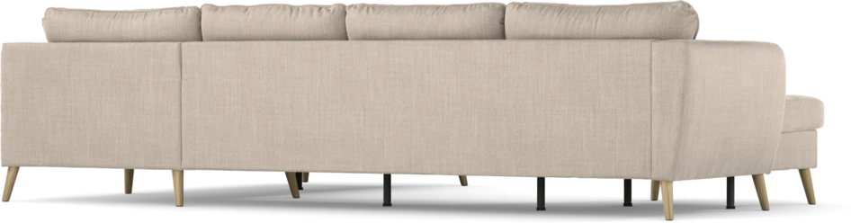 County - Hörnsoffa, 3+2-sits med schäslong vänster - Beige