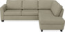 Friday - 2,5-sits soffa med divan höger - Beige