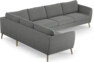 County - Hörnsoffa, 2+3-sits - Grå
