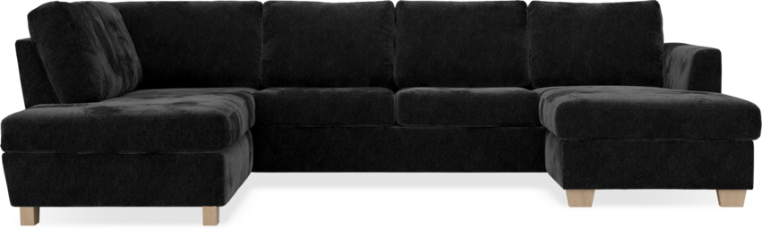 Friday - 3-sits soffa med divan vänster och schäslong höger - Grå