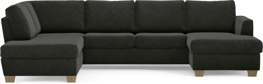 Friday - 3-sits soffa med divan vänster och schäslong höger - Grå