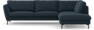 Madison Lux - 3-sits soffa med divan höger - Blå