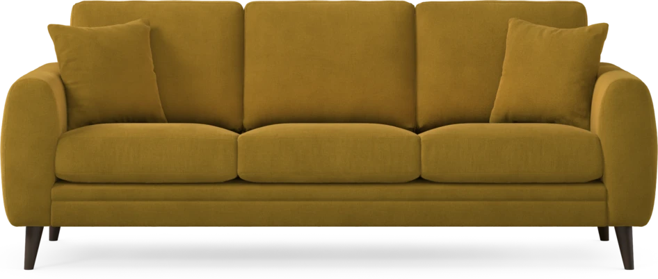 Eden - 3-sits soffa - Gul