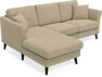 Eden - 2-sits soffa med schäslong - Beige