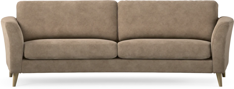 Bridge - 3-sits soffa svängd - Beige