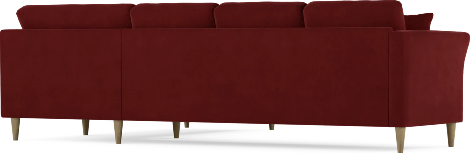 Eden - Hörnsoffa, 3+2-sits - Röd