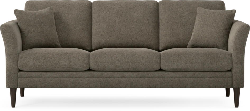 Eden - 3-sits soffa - Brun