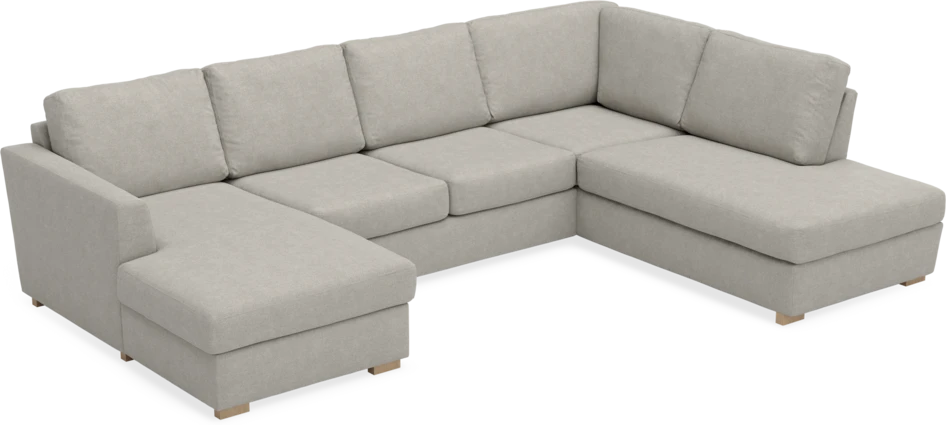 Friday - 3-sits soffa med schäslong vänster och divan höger - Beige