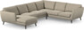 Madison Lux - Hörnsoffa med schäslong vänster - Beige