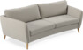 County - 3-sits soffa svängd - Beige
