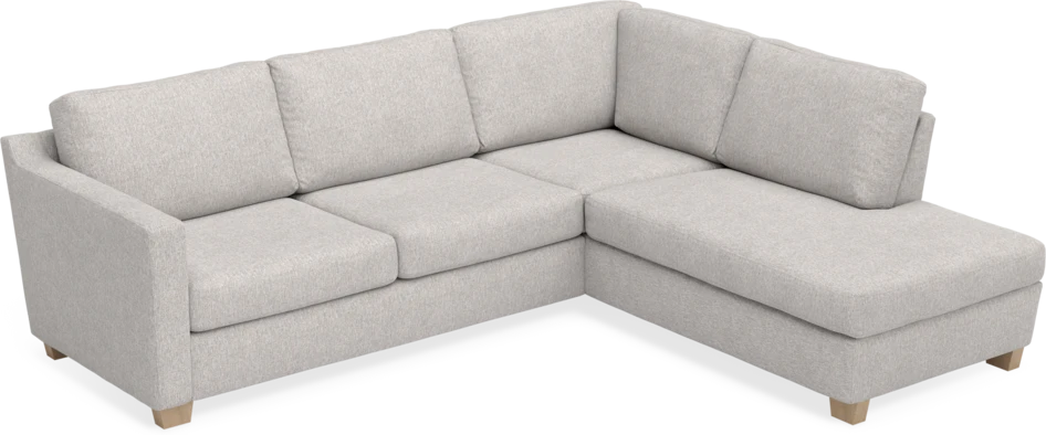 Friday - 2,5-sits soffa med divan höger - Grå