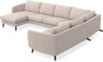 Madison - Hörnsoffa med schäslong vänster - Beige