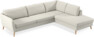 County - 2,5-sits soffa med divan höger - Vit