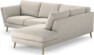 Madison - 2-sits soffa med divan höger - Beige
