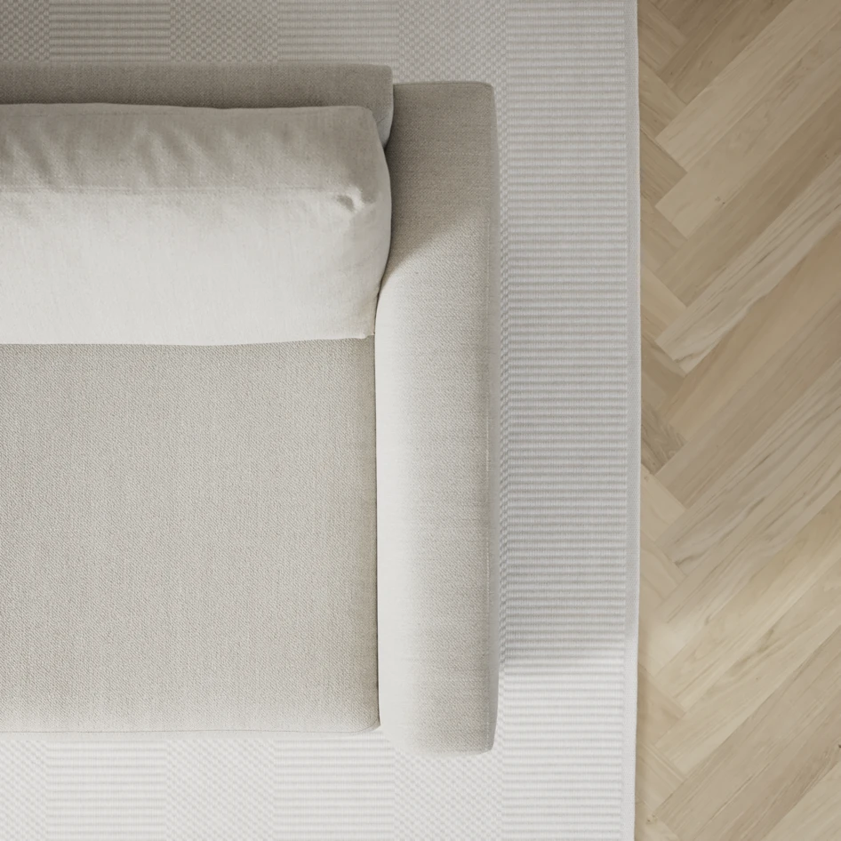 Friday - 2-sits soffa med två schäslonger - Beige