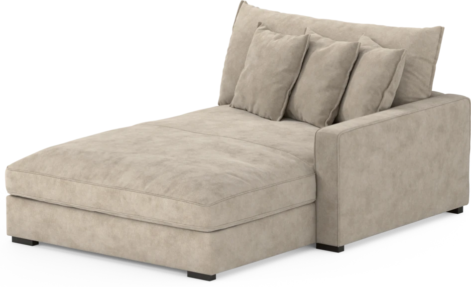 Rossi - Schäslong XL höger - Beige