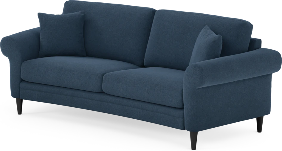 Eden - 2,5-sits soffa svängd - Blå