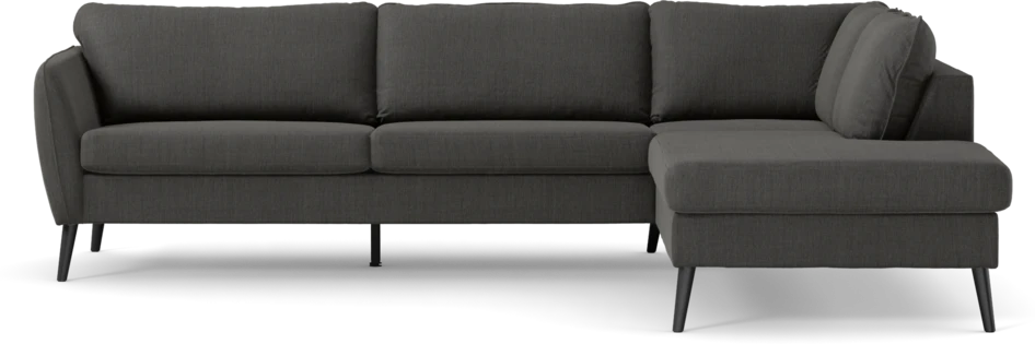 County - 2,5-sits soffa med divan höger - Grå