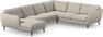 Madison Lux - Hörnsoffa med schäslong vänster - Beige