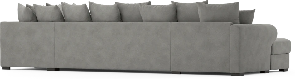 Town - 3-sits soffa med divan höger och schäslong vänster - Grå