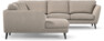 Madison Lux - Hörnsoffa med schäslong vänster - Beige