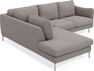 Madison - 2-sits soffa med divan vänster - Grå